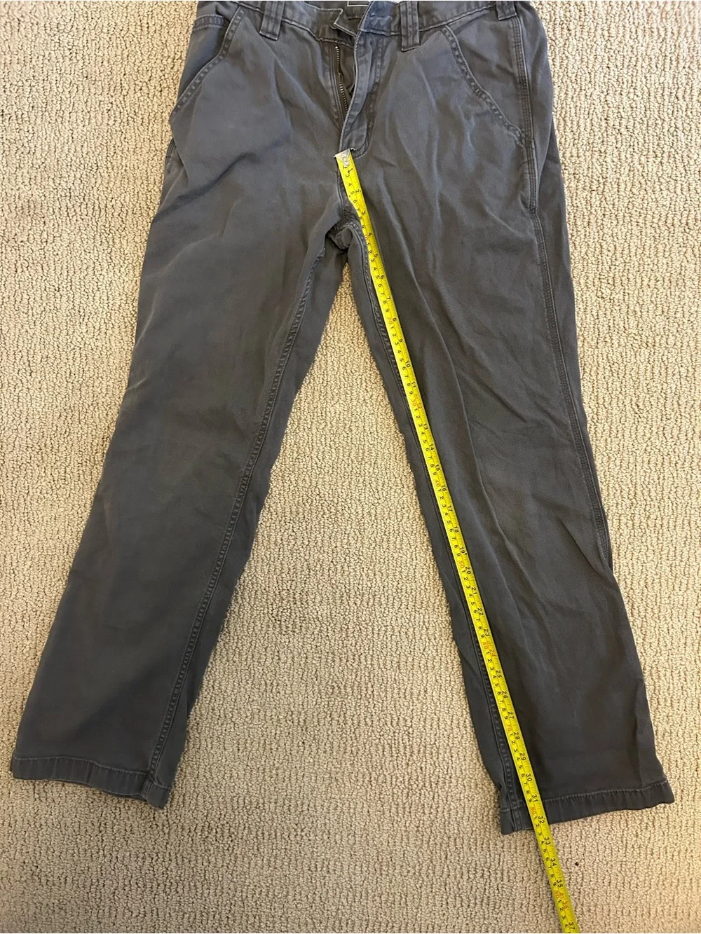 Carhartt Relaxed Fit Work Pants – Gray 30x32 - Picture 5 of 5